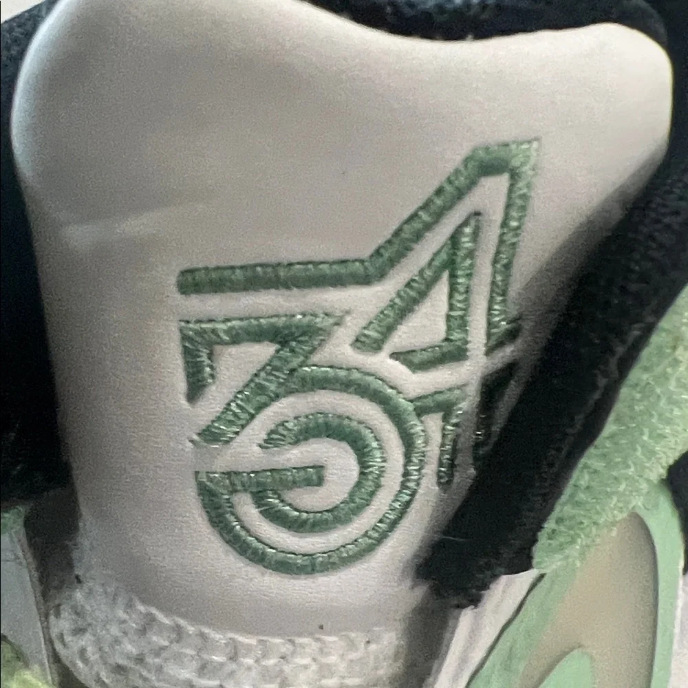 Kids White and Mint Nike Athletic Shoes‎